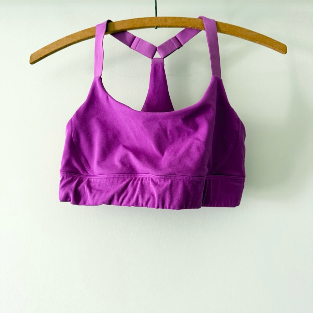 Beyond‎ Beyond Yoga POWERBEYOND Strive Long Line Bra Size S In Violet Berry